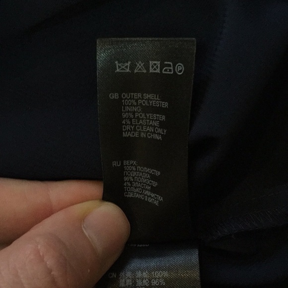 Reiss laser cut navy skirt - Picture 4 of 4